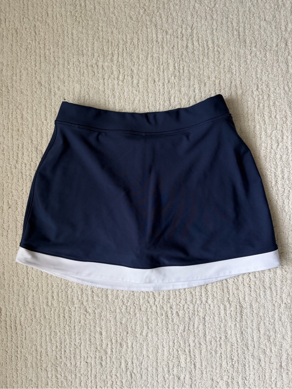 Abercrombie YPB Navy and White Active Skort